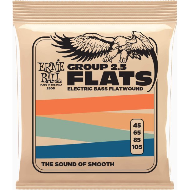 Ernie Ball 2805 Flatwound Group 2.5